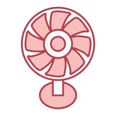 Hayran ikonu. İnce çizgi çizimi. beyaz arkaplanda izole