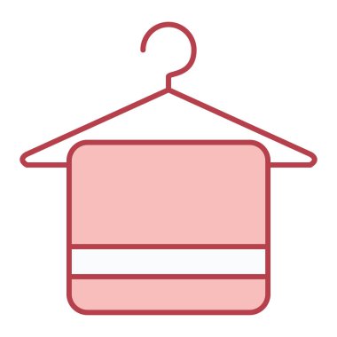 askı simgesi vektör illüstrasyonu