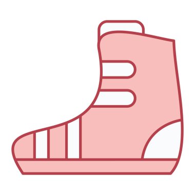 ayakkabı ikonu vektör illüstrasyonu