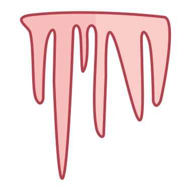 Çizgi film dişinin vektör çizimi