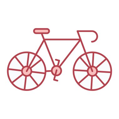 bisiklet ikonu vektör illüstrasyonu