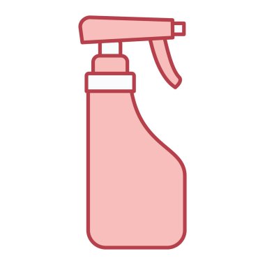 sıvı sabun şişesi ikonu. Web için temizleyici vektör simgelerinin özet çizimi