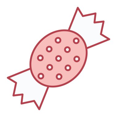 tatlı şeker ikonu vektör illüstrasyonu