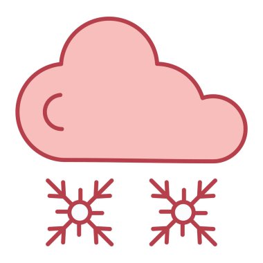 Hava durumu. Web simgesi basit illüstrasyon