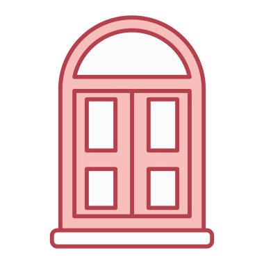 pencere simgesi vektör illüstrasyonu