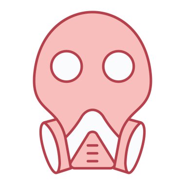 maske simgesi vektör illüstrasyonu