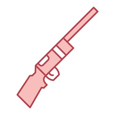 Bir silah simgesinin vektör illüstrasyonu