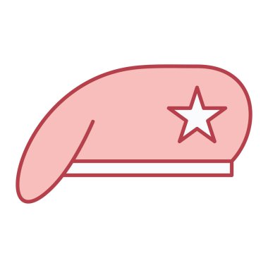 Bir yıldız simgesinin vektör illüstrasyonu