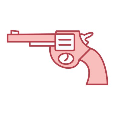 Silah ikonu. vektör illüstrasyonu