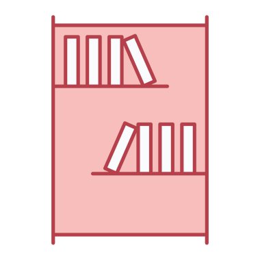 Kütüphane simge vektör çizim