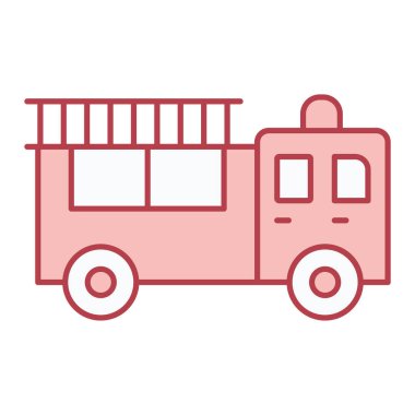 bus simgesi vektör illüstrasyonu