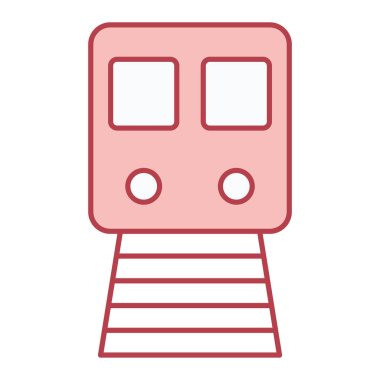 tren simgesi vektör illüstrasyonu