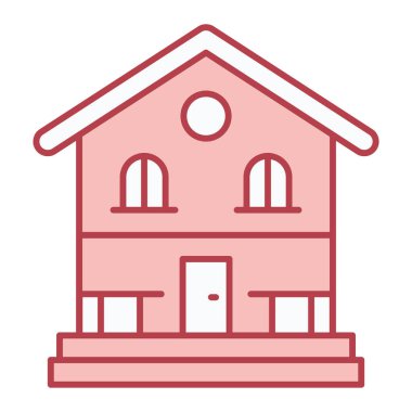 Ev binası. Basit resimleme