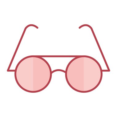 güneş gözlüğü ikonu vektör çizimi tasarımı