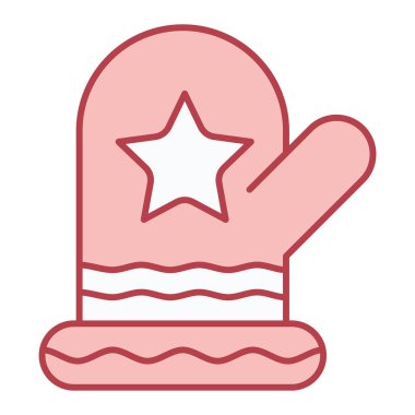 Noel Baba şapka ikonu. ağ için yıldız miteni vektör çizgisi simgelerinin özet çizimi