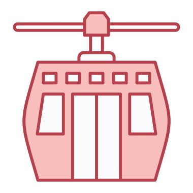 tren istasyonu ikon vektör illüstrasyonu