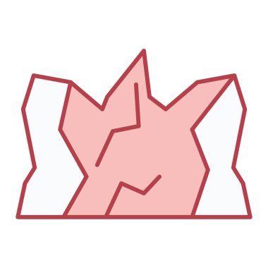 Kurt ikonu. Web için köpek vektör simgelerinin özet çizimi