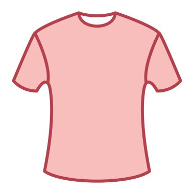 Tişört ikonu. vektör illüstrasyonu