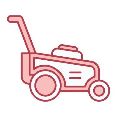 Traktör ikon vektör illüstrasyonu