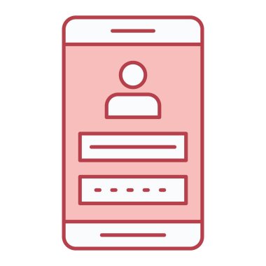 Akıllı telefon vektör illüstrasyonlu cep telefonu