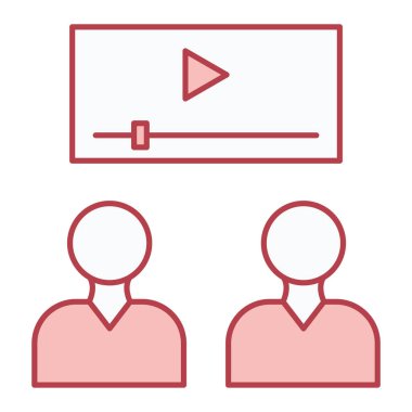 kullanıcı arayüzü renk çizgisi simgesi. vektör illüstrasyonu