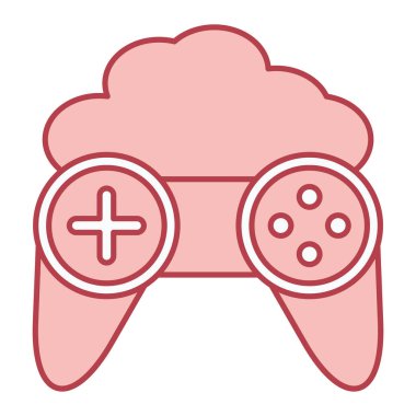 Oyun kolu. Web simgesi basit illüstrasyon