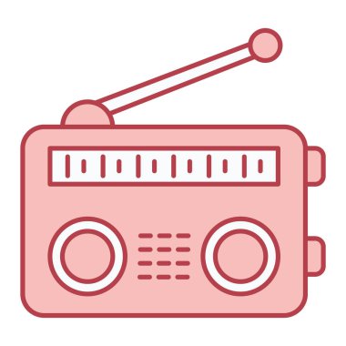 radyo ikonu. Web tasarımı