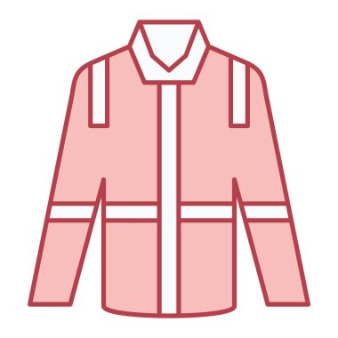 Ceket simge vektör çizim