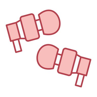 Çizgi film modern simgesinin vektör illüstrasyonu