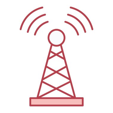 anten simgesi vektör illüstrasyonu