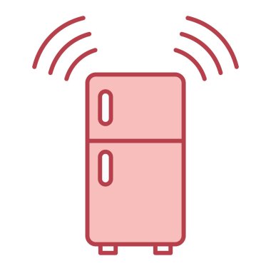 buzdolabı vektör simgesi modern basit illüstrasyon