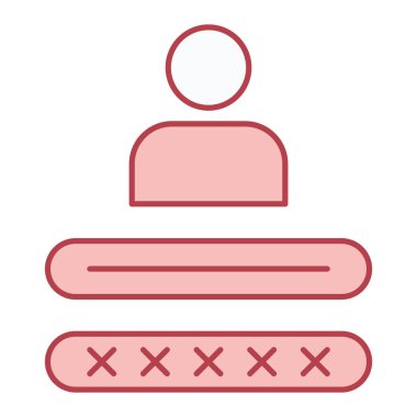 kullanıcı. Web simgesi basit illüstrasyon