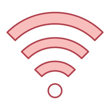 wifi simgesi vektör illüstrasyonu