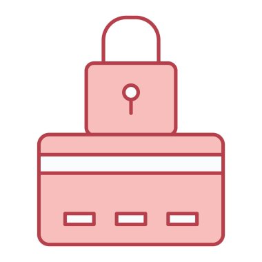 ikon vektör illüstrasyonunu kilitle