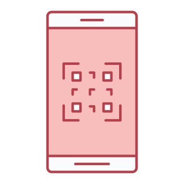 Cep telefonu vektör illüstrasyonlu akıllı telefon