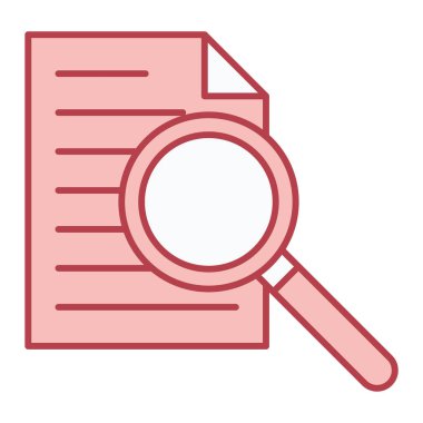 Büyüteci olan büyüteç ve arama vektörü simgesi