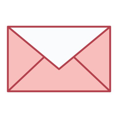 zarf e- posta simgesi vektör illüstrasyon grafik tasarımı