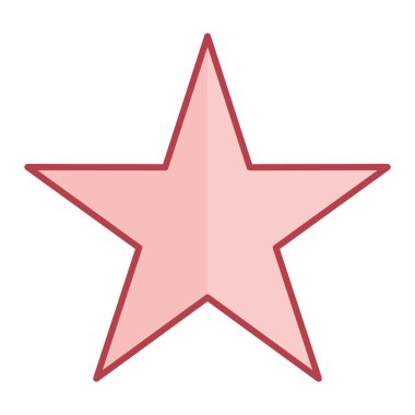 yıldız simgesi vektör illüstrasyonu