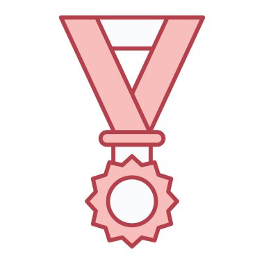 Madalya. Web simgesi basit illüstrasyon