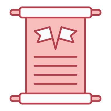 Kaydırma simge vektör çizim