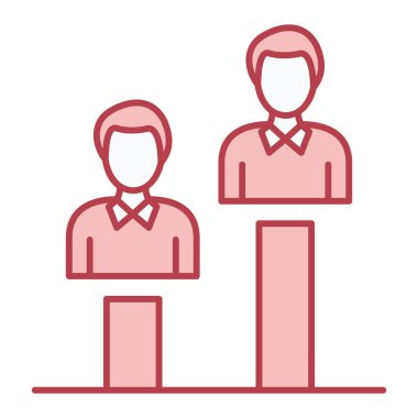 iş insanları ikon vektör illüstrasyon tasarımı