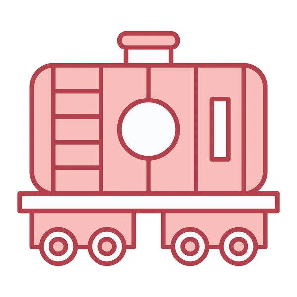 Illustration Vectorielle Icône Train — Image vectorielle