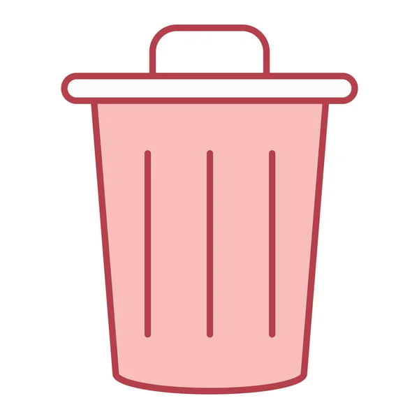 Trash Can Icon Outline Illustration Recycle Bin Vector Icons Web — Stock Vector