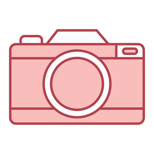 Фотокамера Фотоиконка Векторная Иллюстрация Графический Дизайн — стоковый вектор