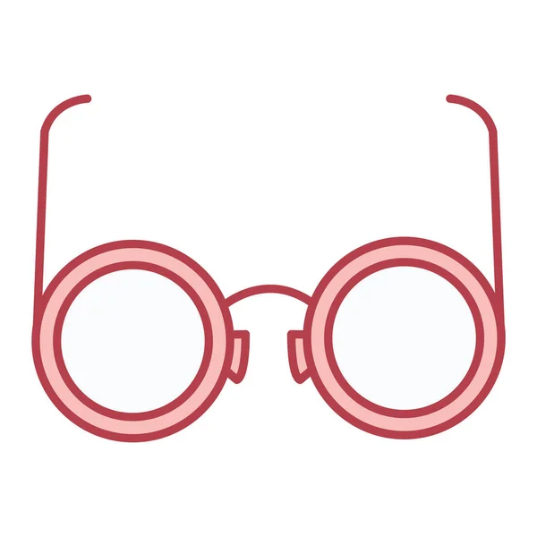 Gözlük Ikonu Vektör Illüstrasyonu — Stok Vektör