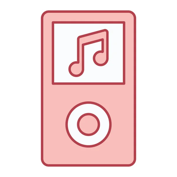Musik Player Symbol Vektor Illustration — Stockvektor