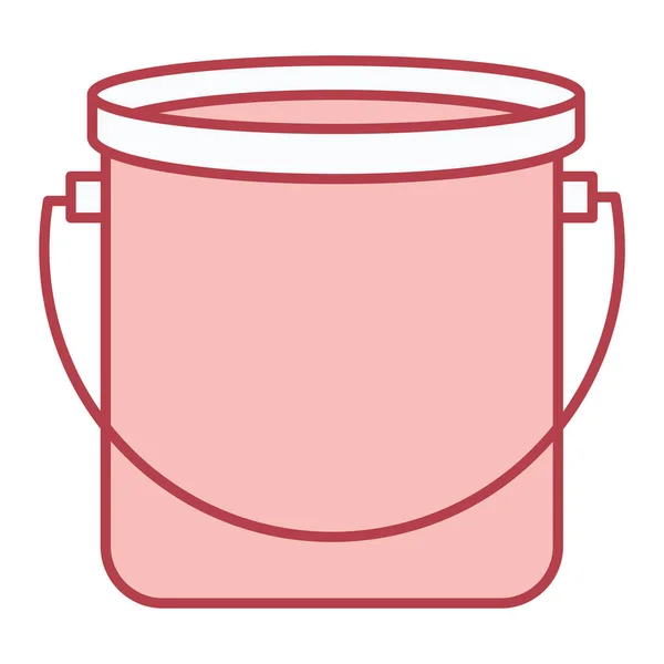 Watering Can Icon Outline Illustration Water Bucket Vector Icons Web — ストックベクタ