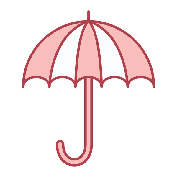 Şemsiye Ikonu Vektör Illüstrasyonu — Stok Vektör