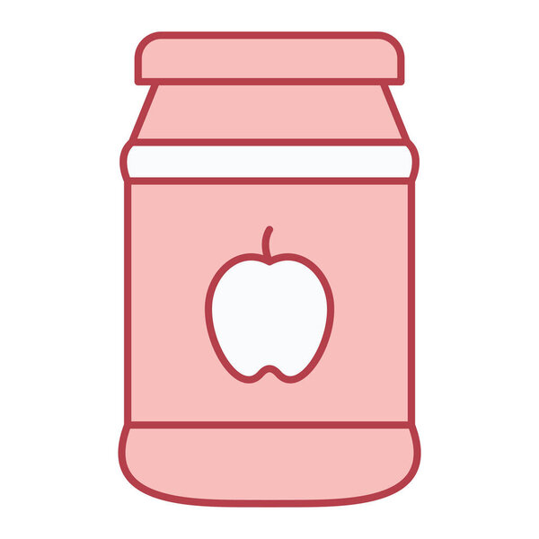 jar with food and drink vector illustration