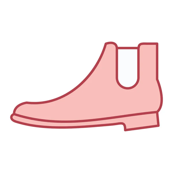 Boot Symbol Flache Abbildung Von Stiefel Vektor Symbolen Für Das — Stockvektor